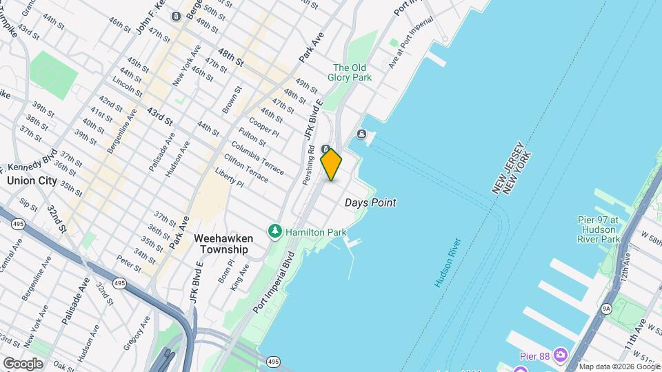 RiverHouse 11 at Port Imperial Mapa y Detalles de la Ubicación