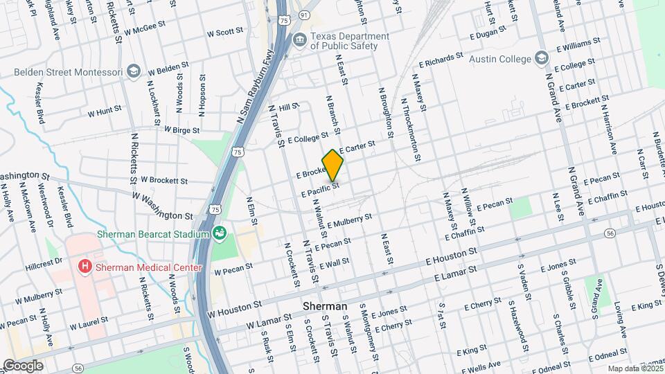 2411 N Montgomery St Map and Location Details