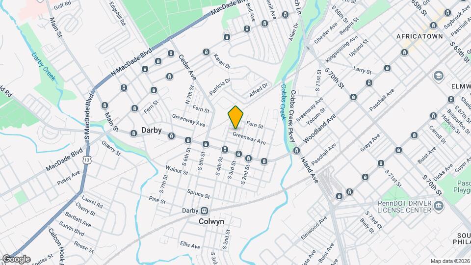 305 Greenway Ave Map and Location Details