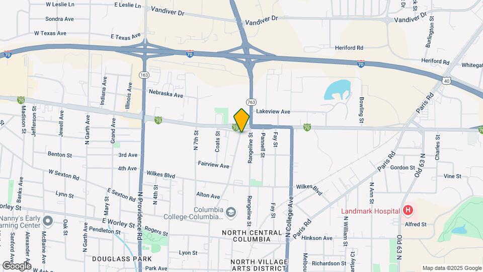 1204 N 8th St, Unit B Map and Location Details