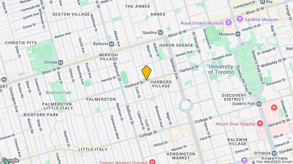 141 Harbord St Map and Location Details