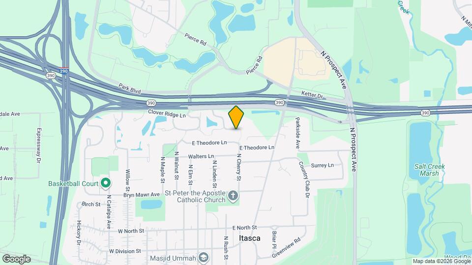 400 E Tall Oaks Ln Map and Location Details