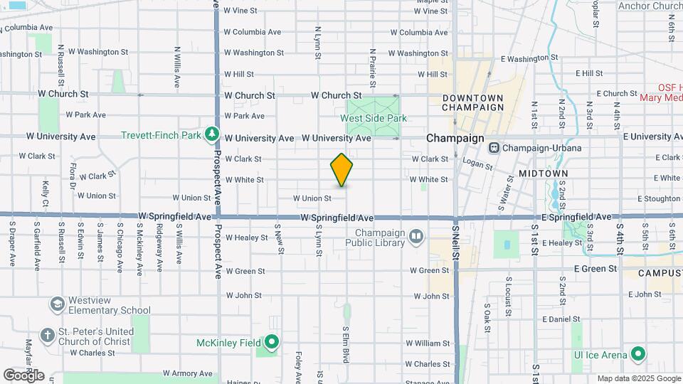 305 S Elm St, Unit C Map and Location Details