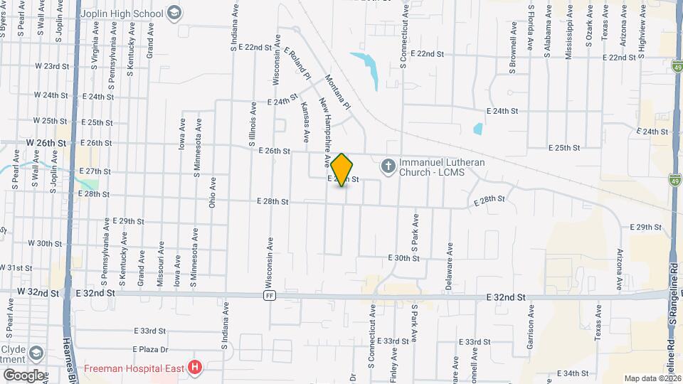 2716 S Vermont Ave. Map and Location Details