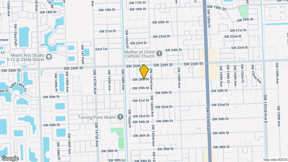 2802 SW 142nd Ct Map and Location Details