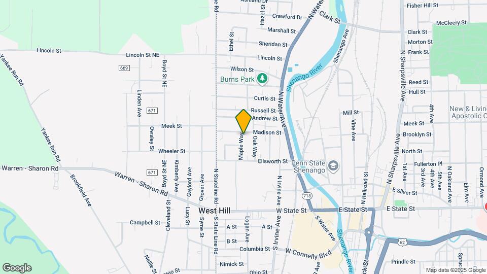 334 Maple Way Map and Location Details