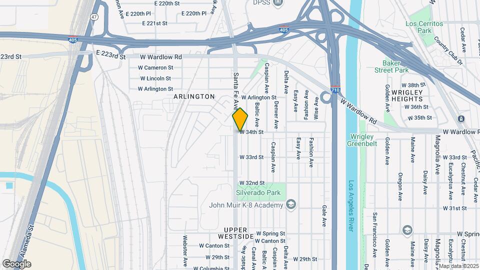 3384 Santa Fe Ave Map and Location Details