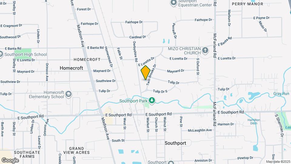 6718 Twin Brooks Dr Map and Location Details