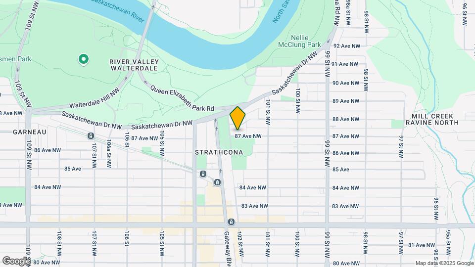 10156 87 Av NW Map and Location Details