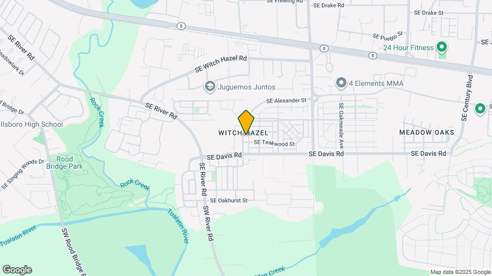 3454 SE Alexander St Map and Location Details