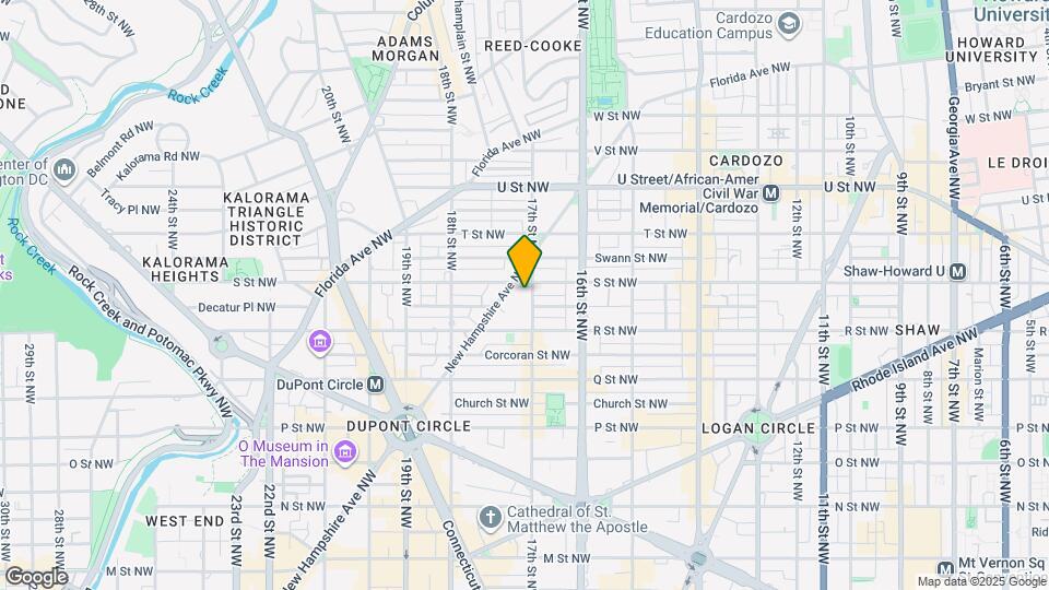 1726 17th St NW Map and Location Details