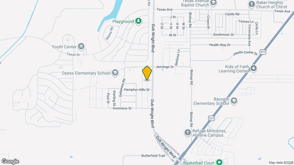 2900 Glennster St Map and Location Details