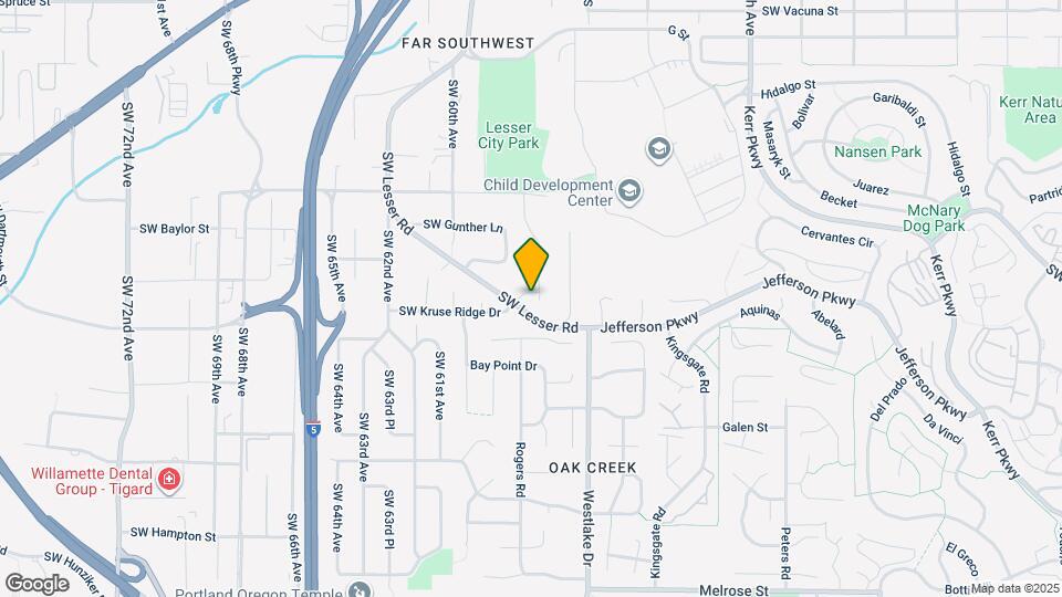 5630 SW Kruse Ridge Dr Map and Location Details