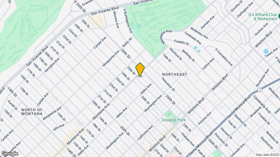 813 25th St, Unit A Map and Location Details