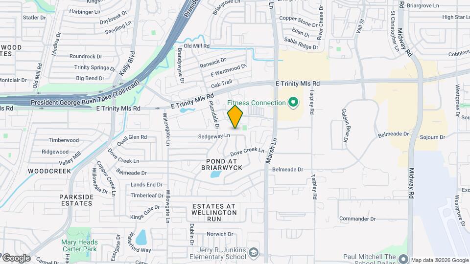 2717 Sedgeway Ln Map and Location Details