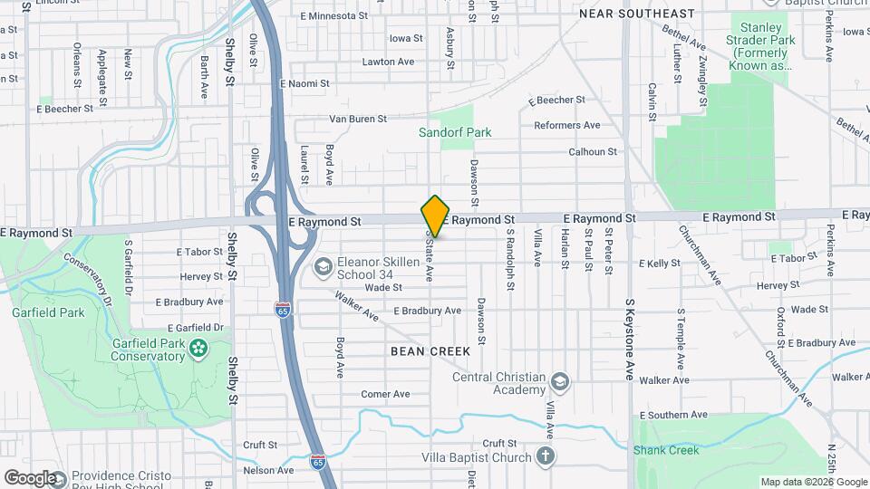 1707 E Tabor St Mapa y Detalles de la Ubicación