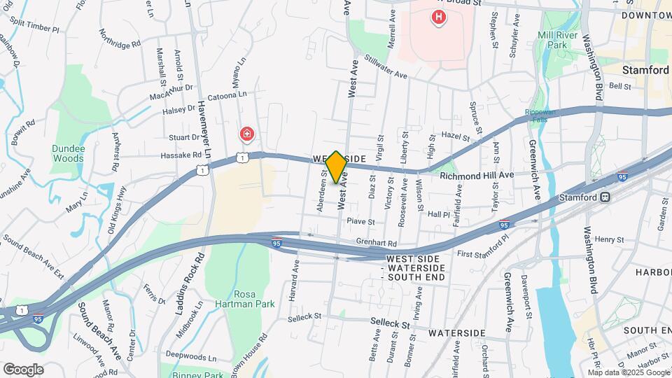 187 West Ave Map and Location Details