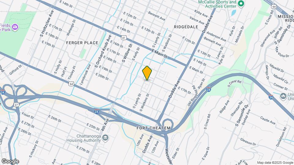 2352 E 18th St Map and Location Details