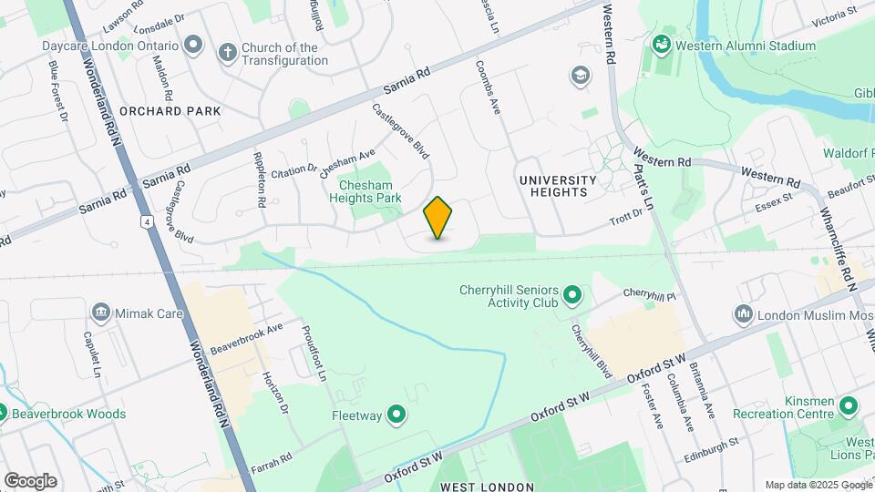 135 Walmer Gardens Map and Location Details