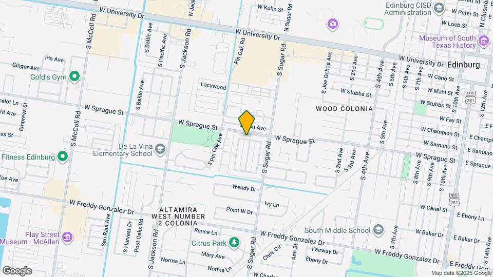 915 Lexington Cir Map and Location Details