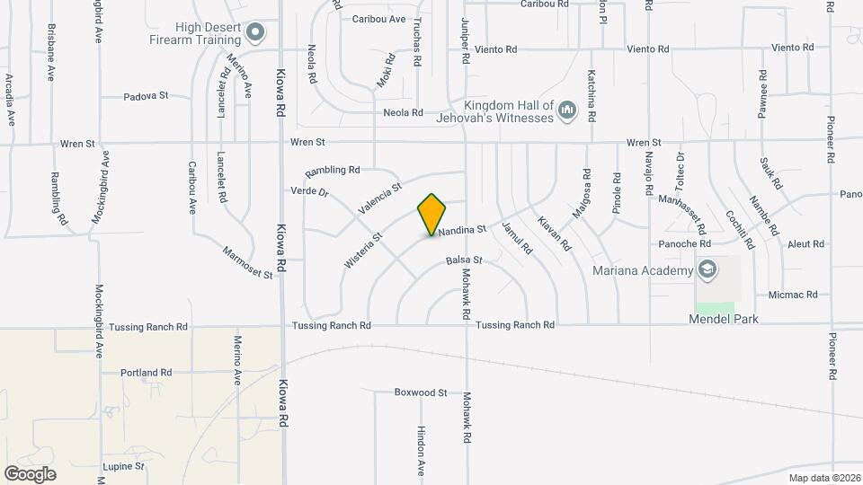 21221 Nandina St Mapa y Detalles de la Ubicación