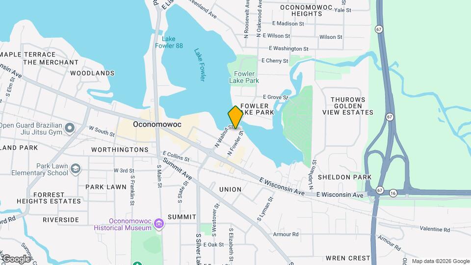 246 N Fowler St Map and Location Details