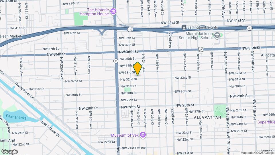 2441 NW 32nd St Map and Location Details