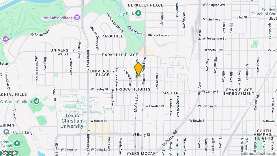 2633 McCart Ave Map and Location Details
