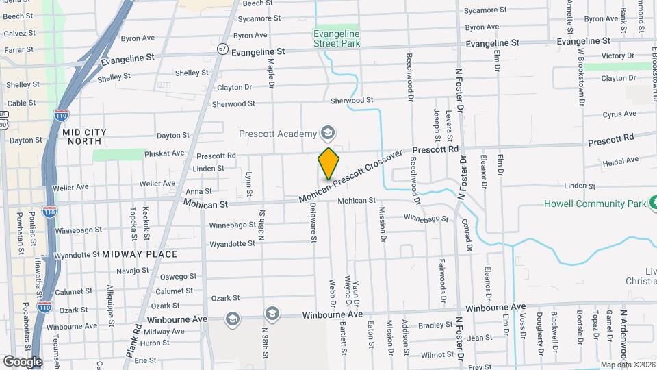 Palmer-Northway Apartments Map and Location Details