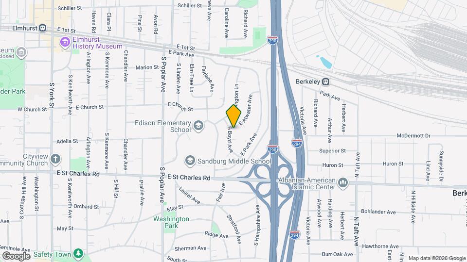 402 E Atwater Ave Mapa y Detalles de la Ubicación