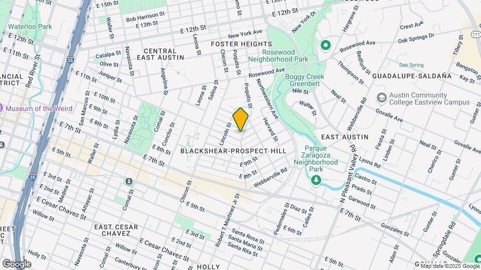 1102 Prospect Ave Map and Location Details