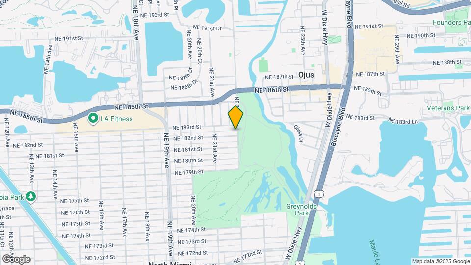 2199 NE 182nd St Map and Location Details