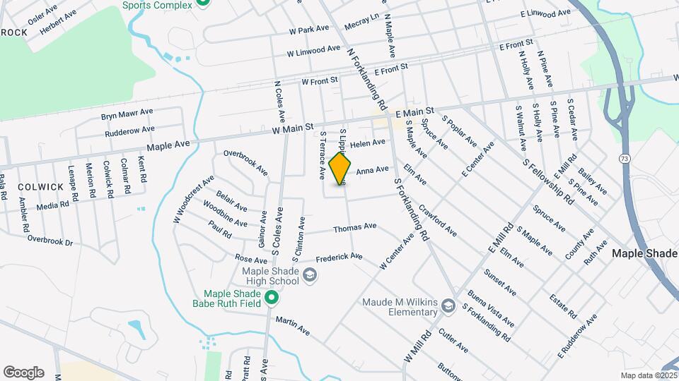 122 S Lippincott Ave Mapa y Detalles de la Ubicación