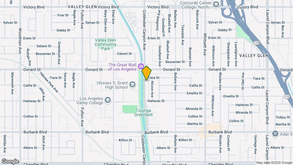 5914 Coldwater Canyon Ave Map and Location Details