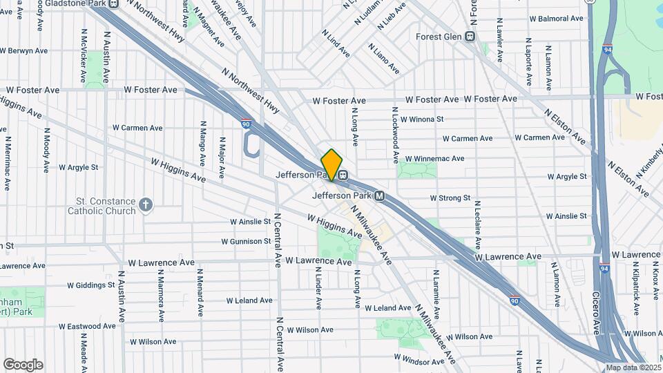 4968 N Milwaukee Ave Map and Location Details