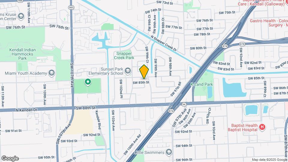 9975 SW 85th St Map and Location Details