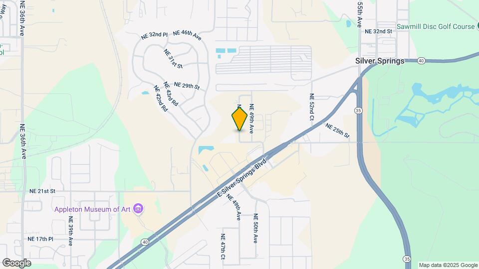2519 NE 48th Ct Map and Location Details