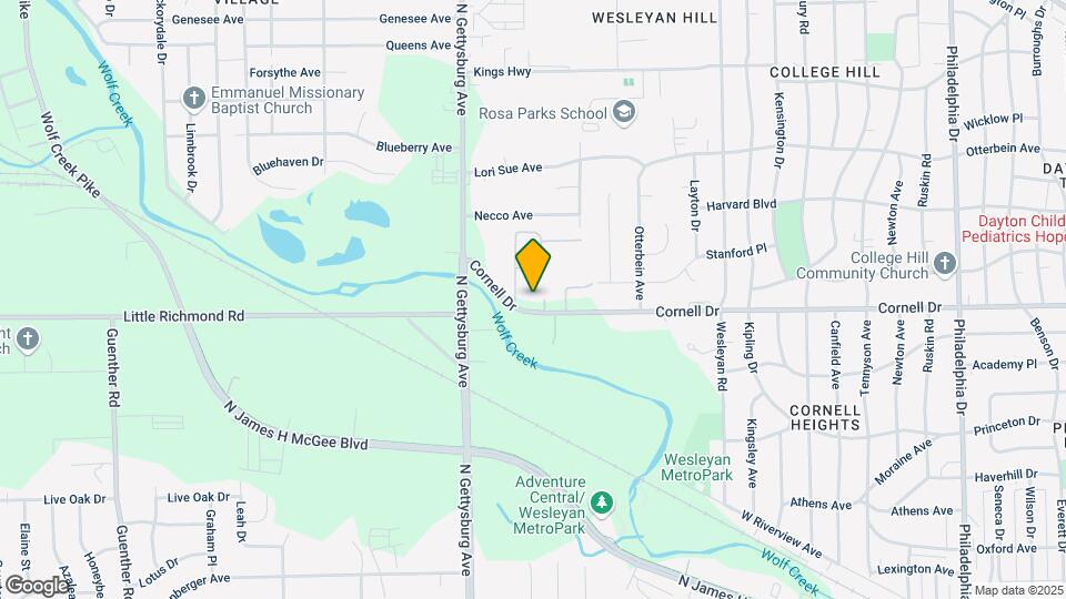 3771 Cornell Dr Map and Location Details