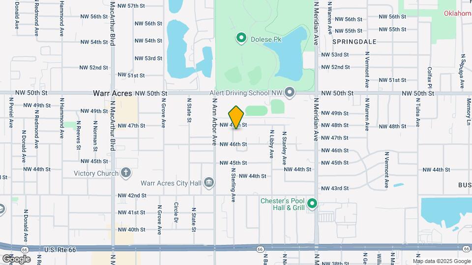 4712 N Sterling Ave Map and Location Details