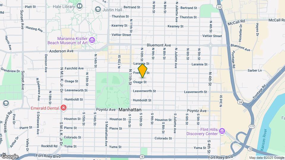 402 N 10th St Map and Location Details