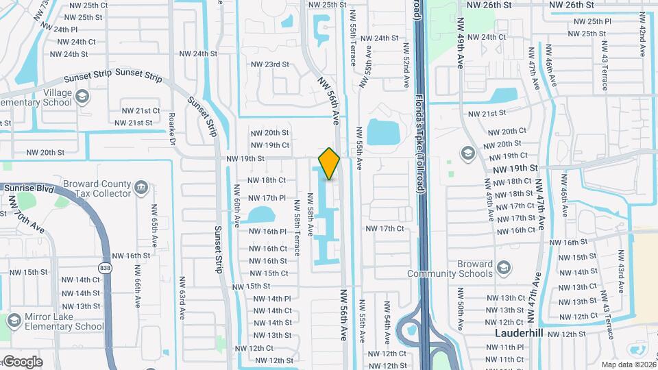 1815 NW 56th Terrace Map and Location Details