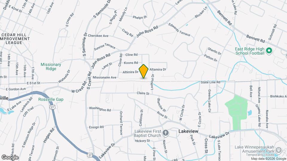 3648 Missionaire Ave Map and Location Details