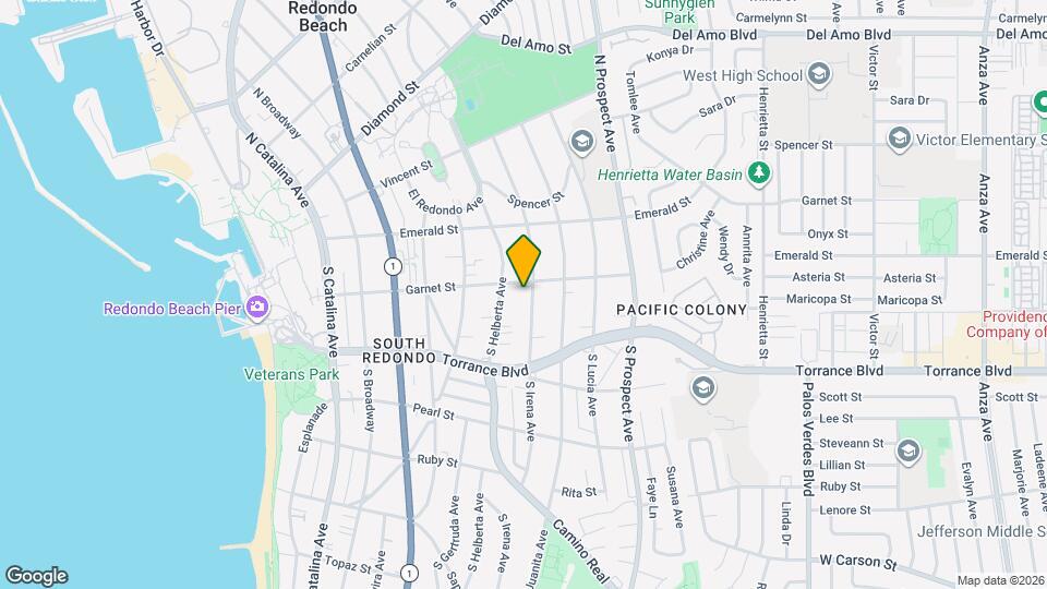 205 S Irena Ave Mapa y Detalles de la Ubicación