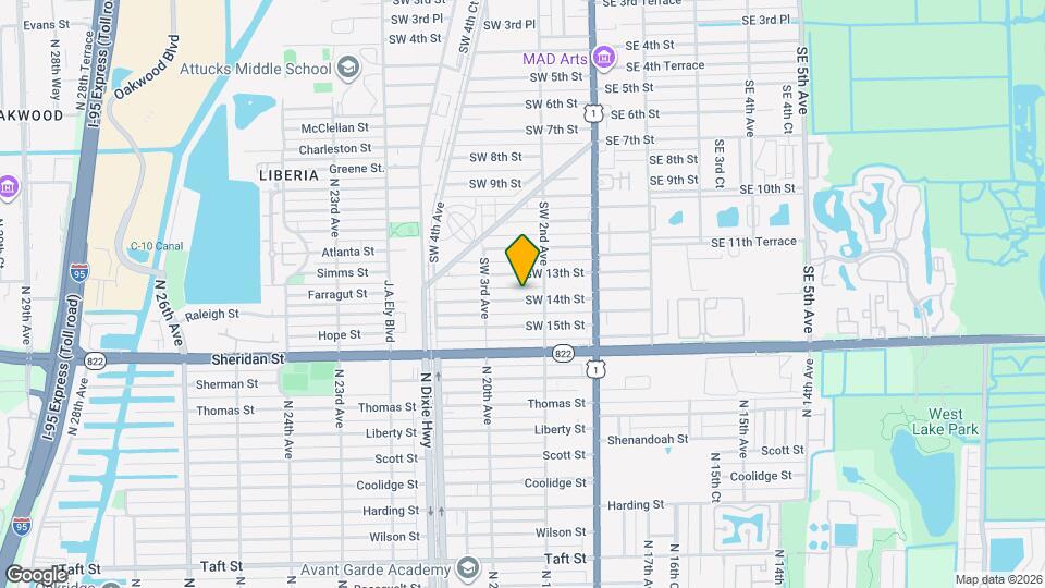 230 SW 14th St Mapa y Detalles de la Ubicación
