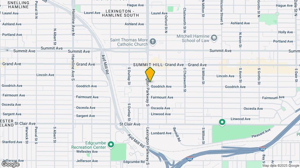 1097 Goodrich Ave Map and Location Details