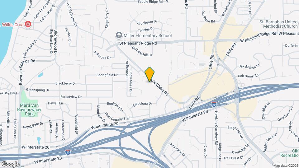 6222 W Poly Webb Rd Map and Location Details