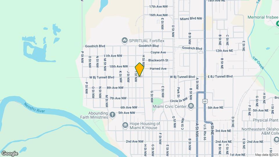825 W Bj Tunnell Blvd Mapa y Detalles de la Ubicación