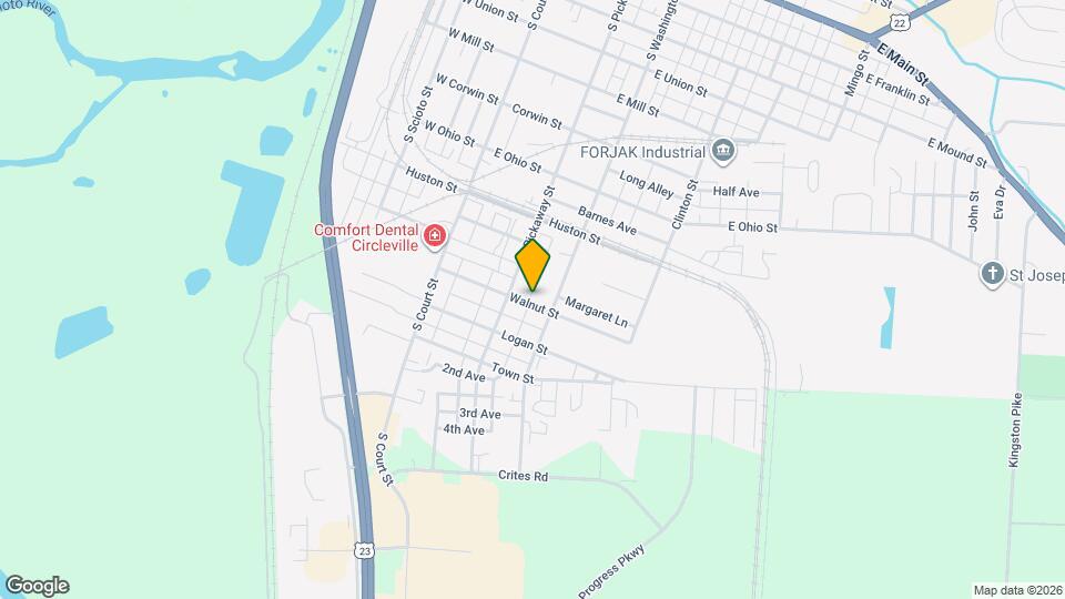 218 Walnut St Map and Location Details