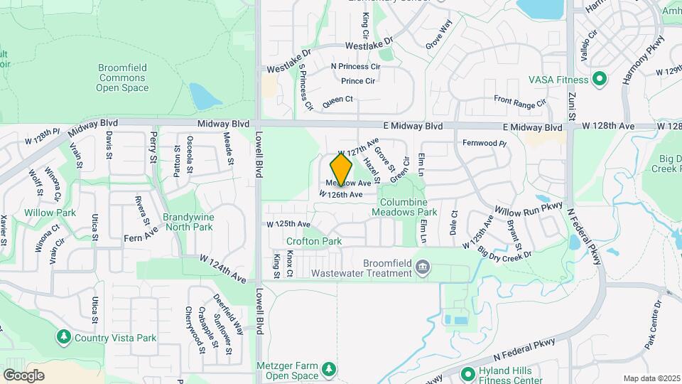 3303 W 126th Ave Map and Location Details