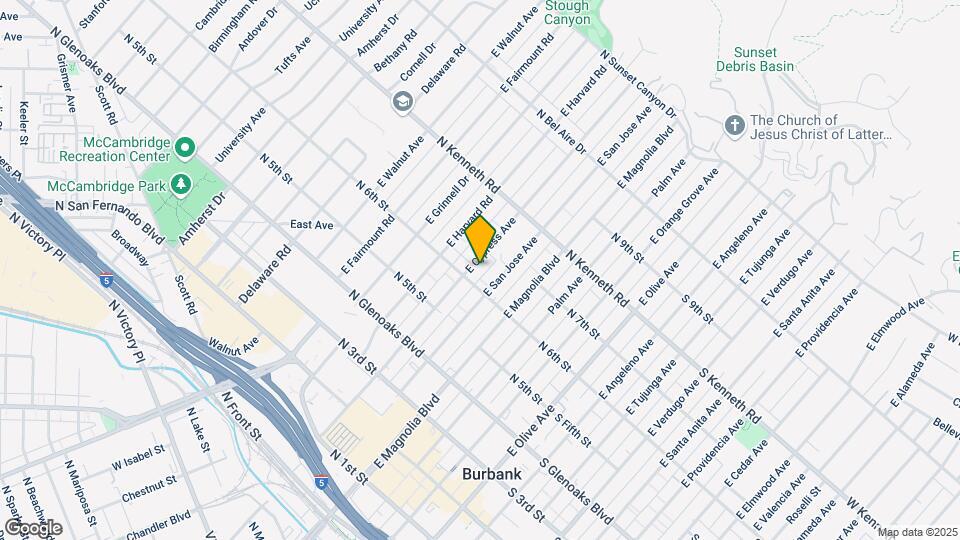 612 E Cypress Map and Location Details